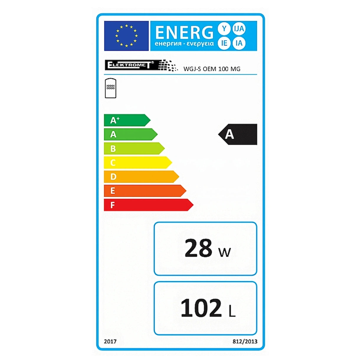 Warmwasserspeicher Trinkwasserspeicher 100 Liter mit 11/2" Anschluss für PV - GEMA Shop