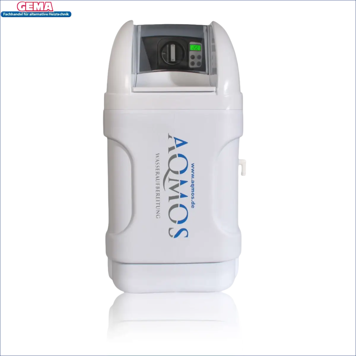Weiße Wasserenthärtungsanlage AQMOS BM-32 für optimale Wasserfiltration