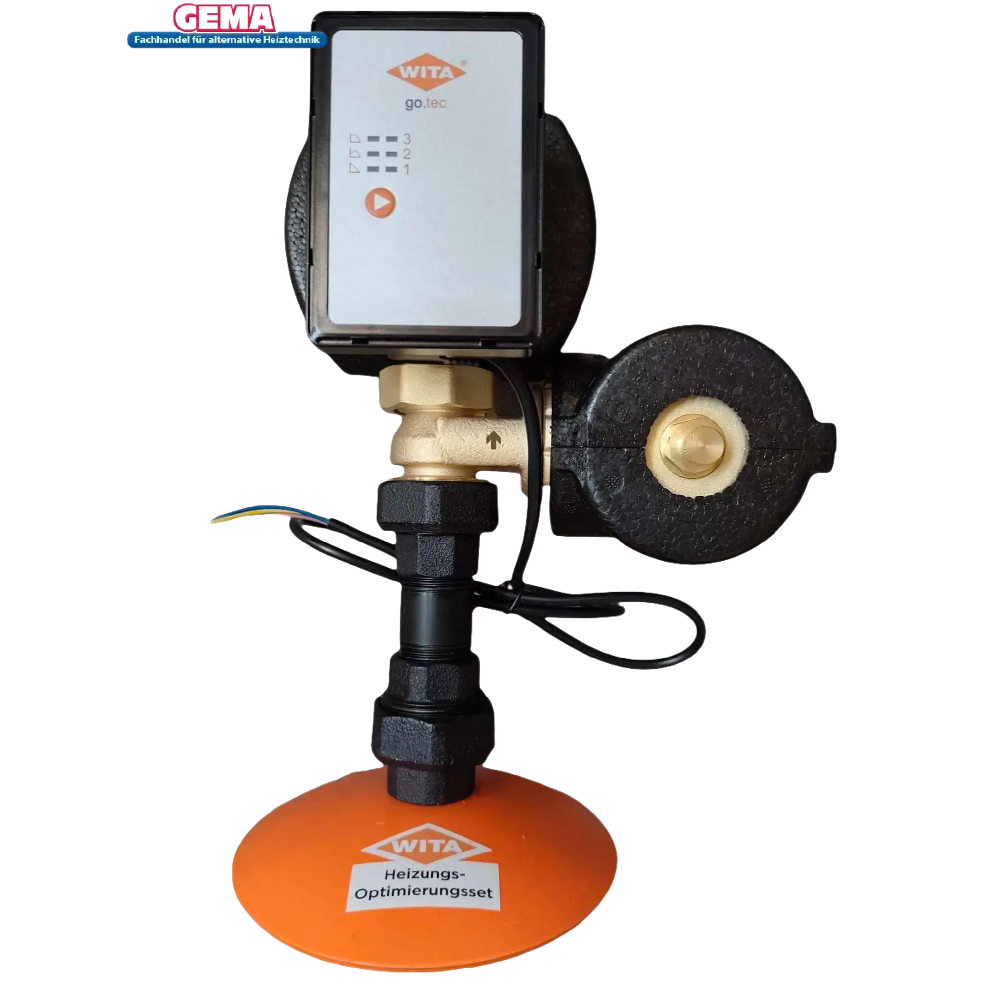 Heating optimization set mit Pumpe und Steuerung für effiziente WITA Heizungs-Optimierungsset