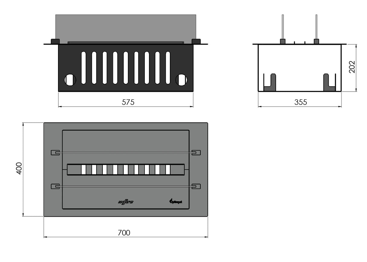 Kamin auf Wasserdampfbasis - INVAPO INSERT 700